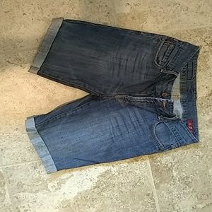 Seven cut off jean shorts
